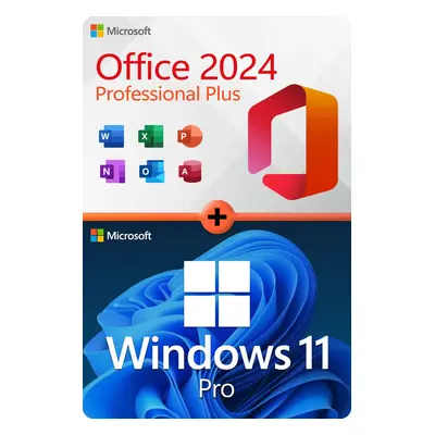 Windows 11 Professional + MS Office Professional Plus 2024 - Bundle