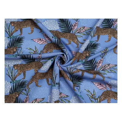 Minerva Exclusive Pawprint Patrol Viscose Challis Fabric