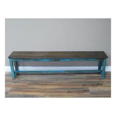 Dutch Reclaimed Recycled Mixed Wood Bench