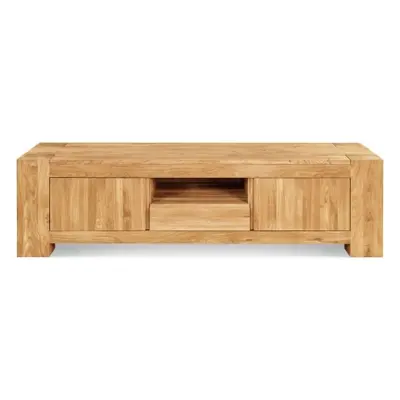 Clemence Richard Massive Oak Medium TV Unit