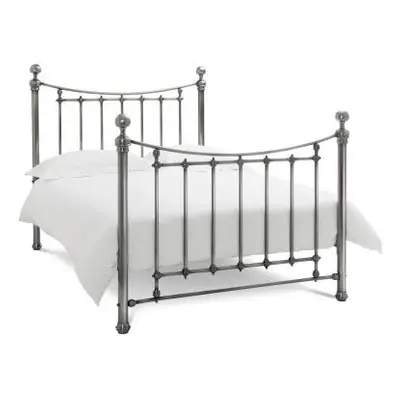 Bentley Designs Isabelle Antique Nickel 4ft 6in Double Bedstead