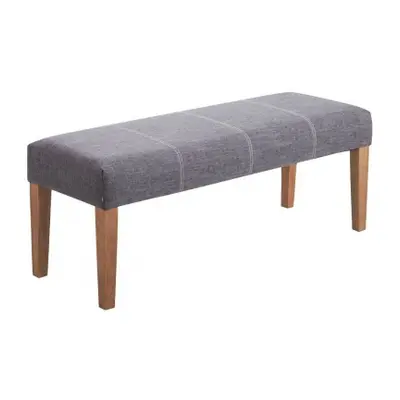 Zara Grey Fabric Bench