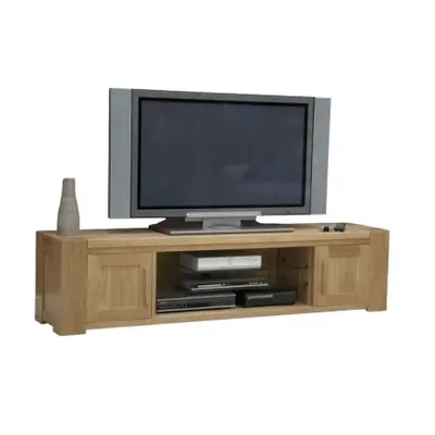 Massive Oak Large TV Plasma Unit