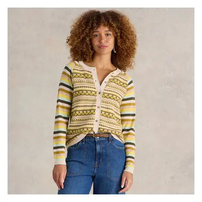 White Stuff Organic Lulu Fairisle Cardi