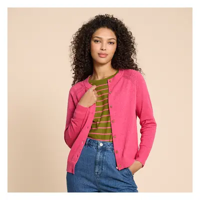 White Stuff Organic Lulu Cardi - Pink