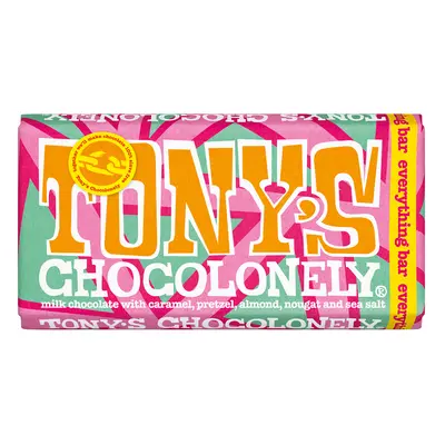 Tony's Chocolonely 'Everything Bar' - Seasalt Almond Pretzel - 180g