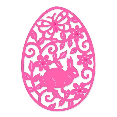 SD Filigree Bunny Easter Egg Sweet Dixie Cutting Die