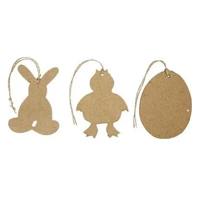 Easter Hanger Decorations 6 Assorted Designs