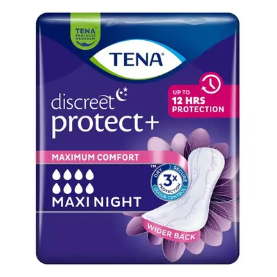 TENA Lady Discreet Maxi Night Pads - 6 Pack