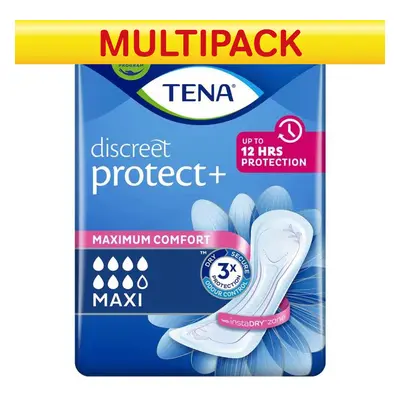 TENA Lady Discreet Maxi Pads - Bulk Saver - 6 Packs of 6