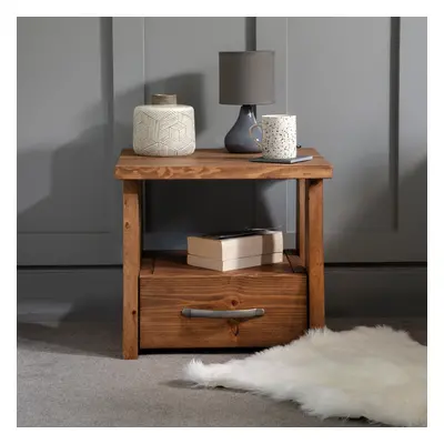 Sandhaven Bedside Table - Rustic Pine - Funky Chunky Furniture