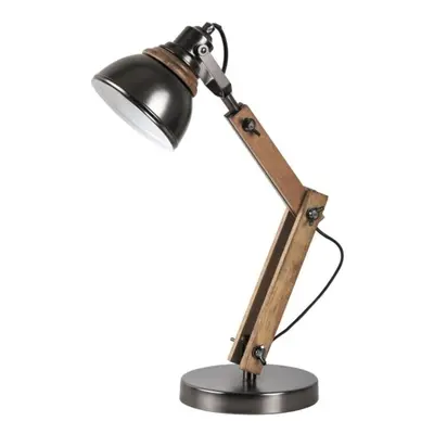 Industrial-style table lamp with switch and swivel head Rabalux Aksel