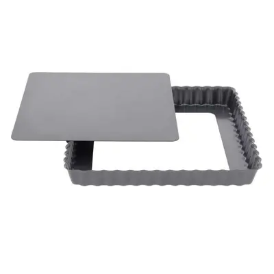 Removable square tart mould De Buyer