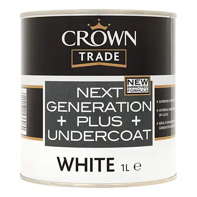 Crown Trade - Next Generation Plus Undercoat White 1L