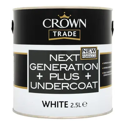 Crown Trade - Next Generation Plus Undercoat White 2.5L