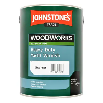 Johnstones Trade - Heavy Duty Yacht Varnish Gloss Clear 5L