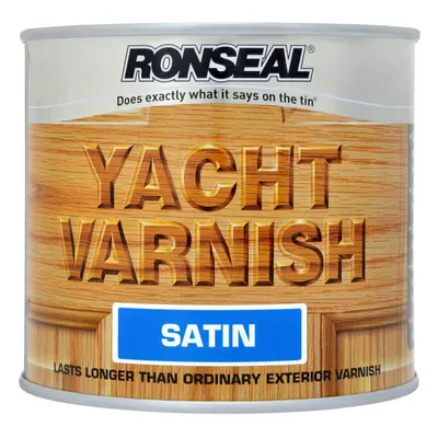 Ronseal - Yacht Varnish Satin Clear 500ML