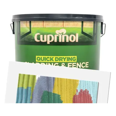 Cuprinol - Quick Drying Cladding & Fence Opaque Matt Dark Oak 10L