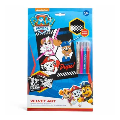 Paw Patrol Velvet Art Set