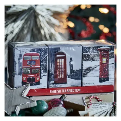 British Icons In The Snow Triple Tea Gift Pack