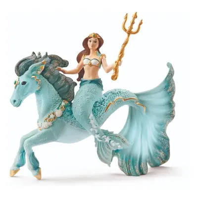 Schleich Mermaid Eyela On Underwater Horse