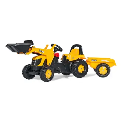 Jcb Tractor With Frontloader & Trailer