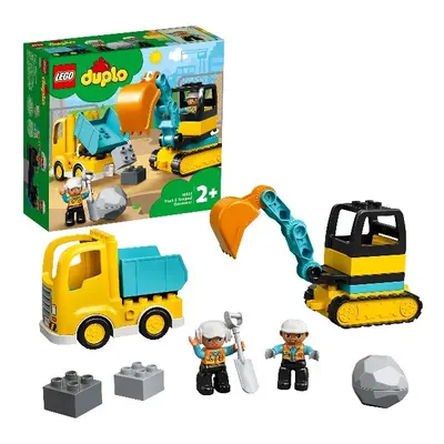 LEGO® DUPLO Town Truck & Tracked Excavator Toy 10931