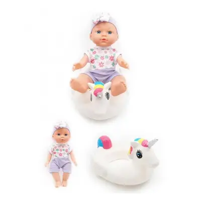 Doll With Unicorn Floatie