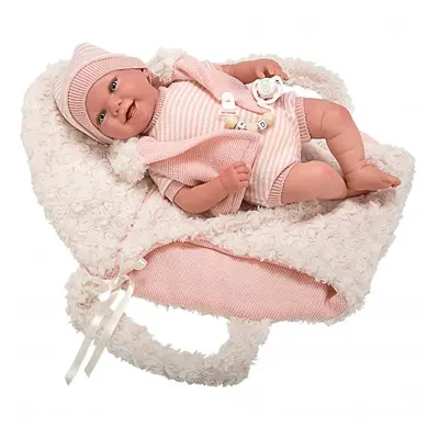 Baby Arias Reborn Doll - Arias Diego with Babycarrier (45cm)