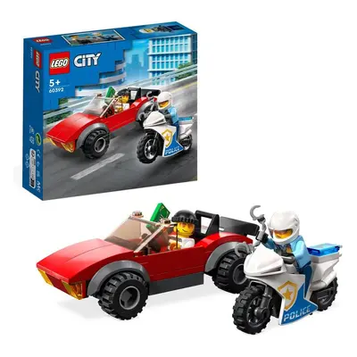 LEGO® 60392 City Police Bike Car Chase Set With Toy Motorbike