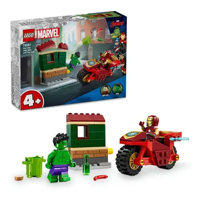 LEGO® Marvel Iron Man with Bike and The Hulk Playset 76287