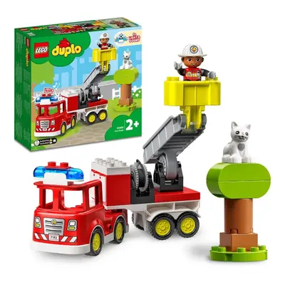 LEGO® 10969 Duplo Rescue Fire Engine Toy with Lights & Sound