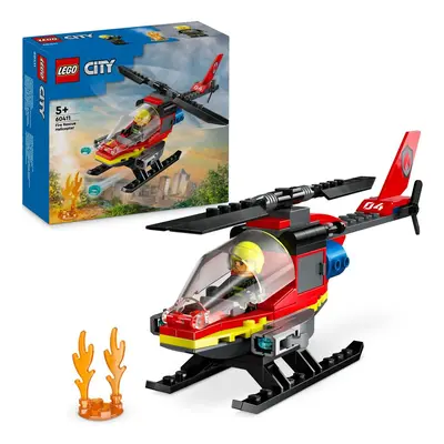 LEGO® City Fire Rescue Helicopter Building Set 60411