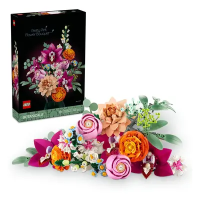 LEGO® Botanicals Pretty Pink Flower Bouquet Decor Set 10342