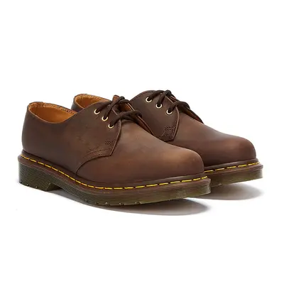 Dr. Martens 1461 Crazy Horse Womens Gaucho Brown Leather Shoes