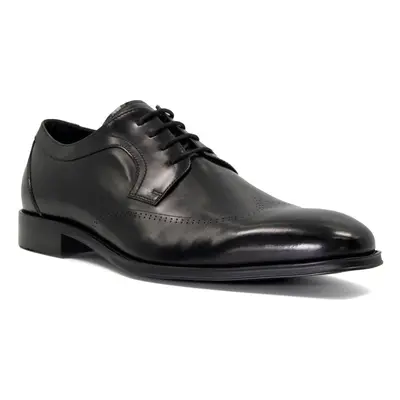 Dune Sheath Leather Men's Black Oxford Shoes