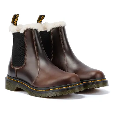 Dr. Martens Winterised 2976 Leonore Leather Women's Brown Boots