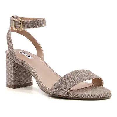 Dune Meye Synthetic Women's Rose Gold Heels