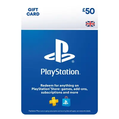 PlayStation Store Gift Card £50 PS5 / PS4 | PSN UK Account