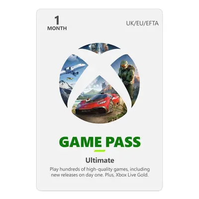 Xbox Game Pass Ultimate 1 Month Subscription Xbox One / PC (UK+EU+EFTA)