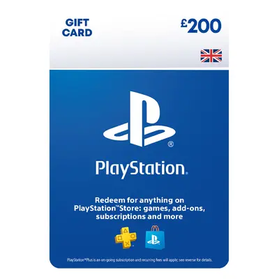 PlayStation Store Gift Card £200 PS5 / PS4 | PSN UK Account