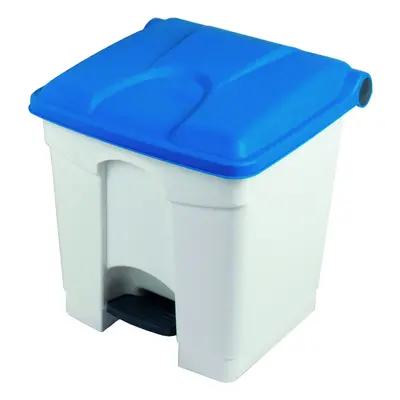 Pedal Bin Container 70L White Base, Coloured Lid 495 x 412 x 673mm