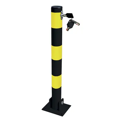 Folding Steel Parking Post - Heavy Duty, Square