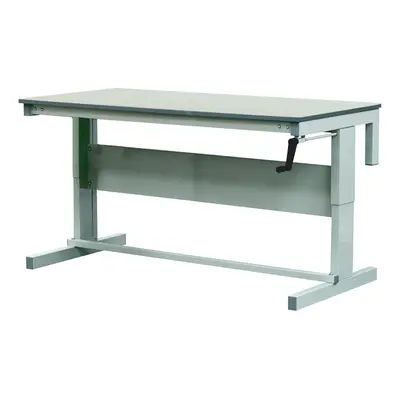 200kg Premier Adjustable-Height Workbench with Laminate Top - 730-950 x 1500 x 600mm