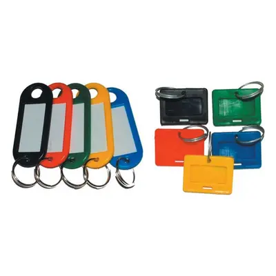 Colour Coded Long Key Tags - pack of 100