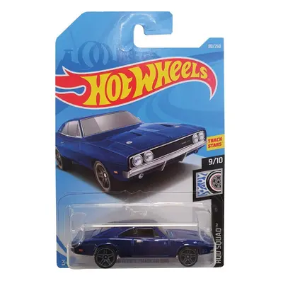 Hot Wheels Die-Cast Vehicle Dodge Charger 500 1969 Blue