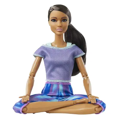 Barbie Dark Brown Hair Made To Move Yoga Doll 22 Flexible Joints