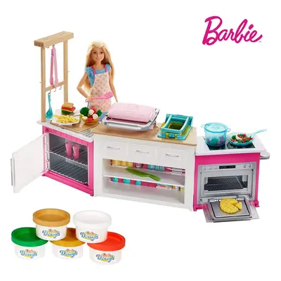 Barbie Careers Ultimate Kitchen with Doll & Cooking Accessories