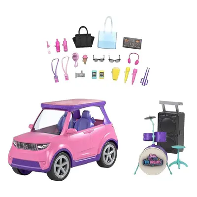 Barbie Big City Dreams Pink SUV & Stage Set