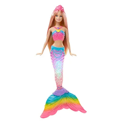 Barbie Rainbow Lights Mermaid Doll Light Up Mermaid Water Activated Light-Up